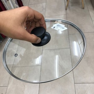 غطاء طنجرة ضغط زجاج 24 سم غطاء طنجرة ضغط زجاج 24 سم